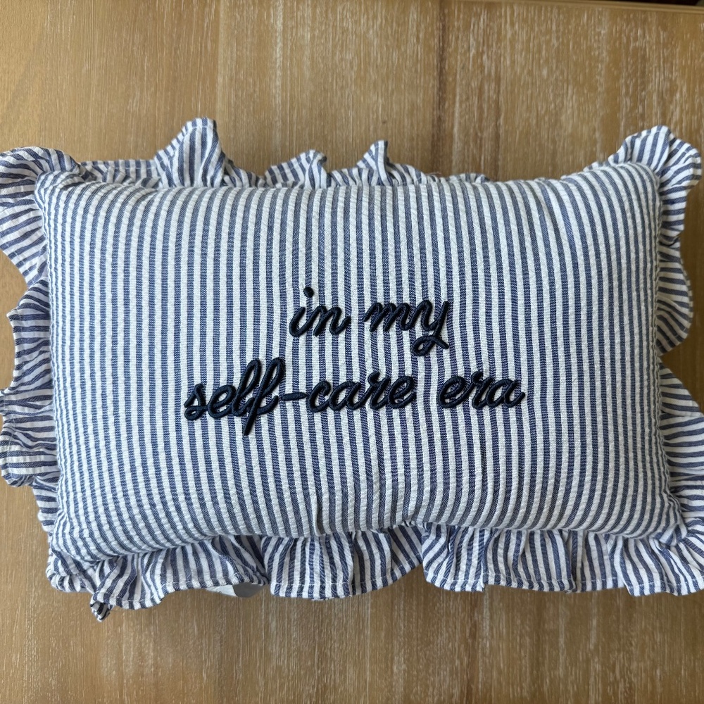 New Stylehouse “In My Self Care Era” Throw Pillow